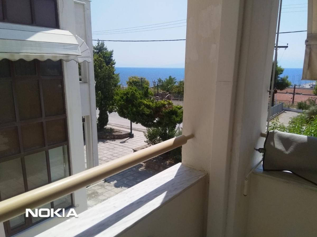 Seaview To Olympus, Sunny, Cosy Apartment Неа-Міханіона Екстер'єр фото