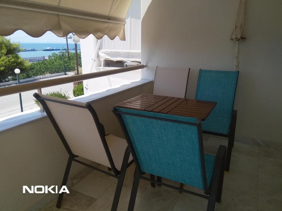 Seaview To Olympus, Sunny, Cosy Apartment Неа-Міханіона Екстер'єр фото