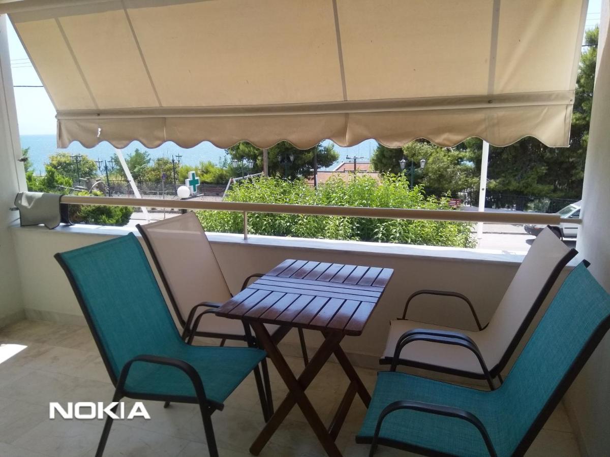 Seaview To Olympus, Sunny, Cosy Apartment Неа-Міханіона Екстер'єр фото