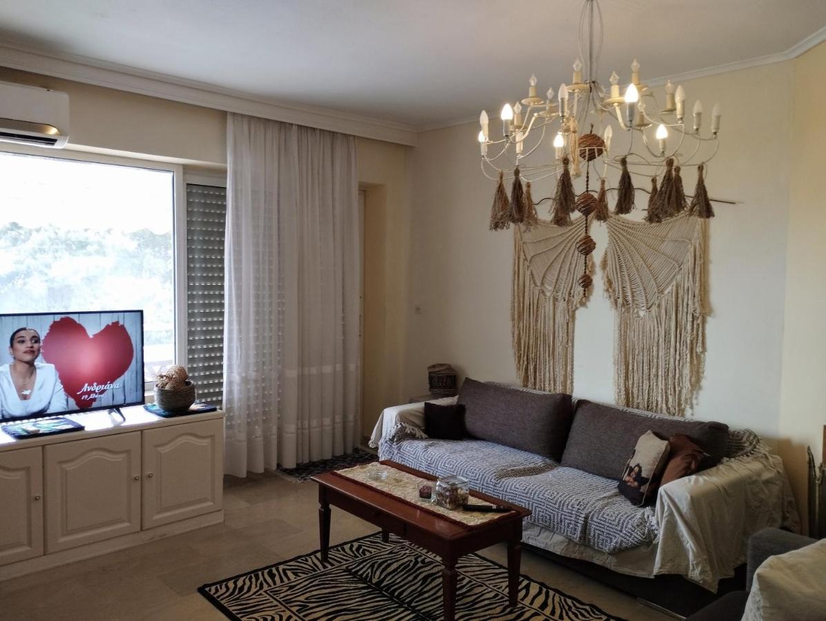 Seaview To Olympus, Sunny, Cosy Apartment Неа-Міханіона Екстер'єр фото