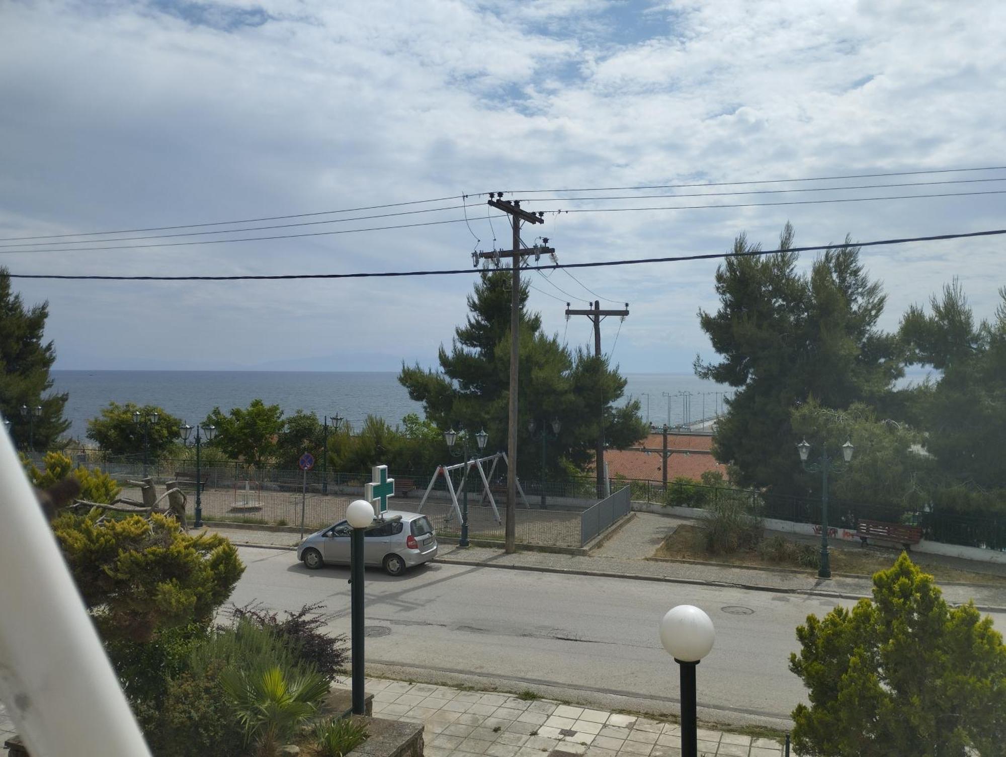 Seaview To Olympus, Sunny, Cosy Apartment Неа-Міханіона Екстер'єр фото