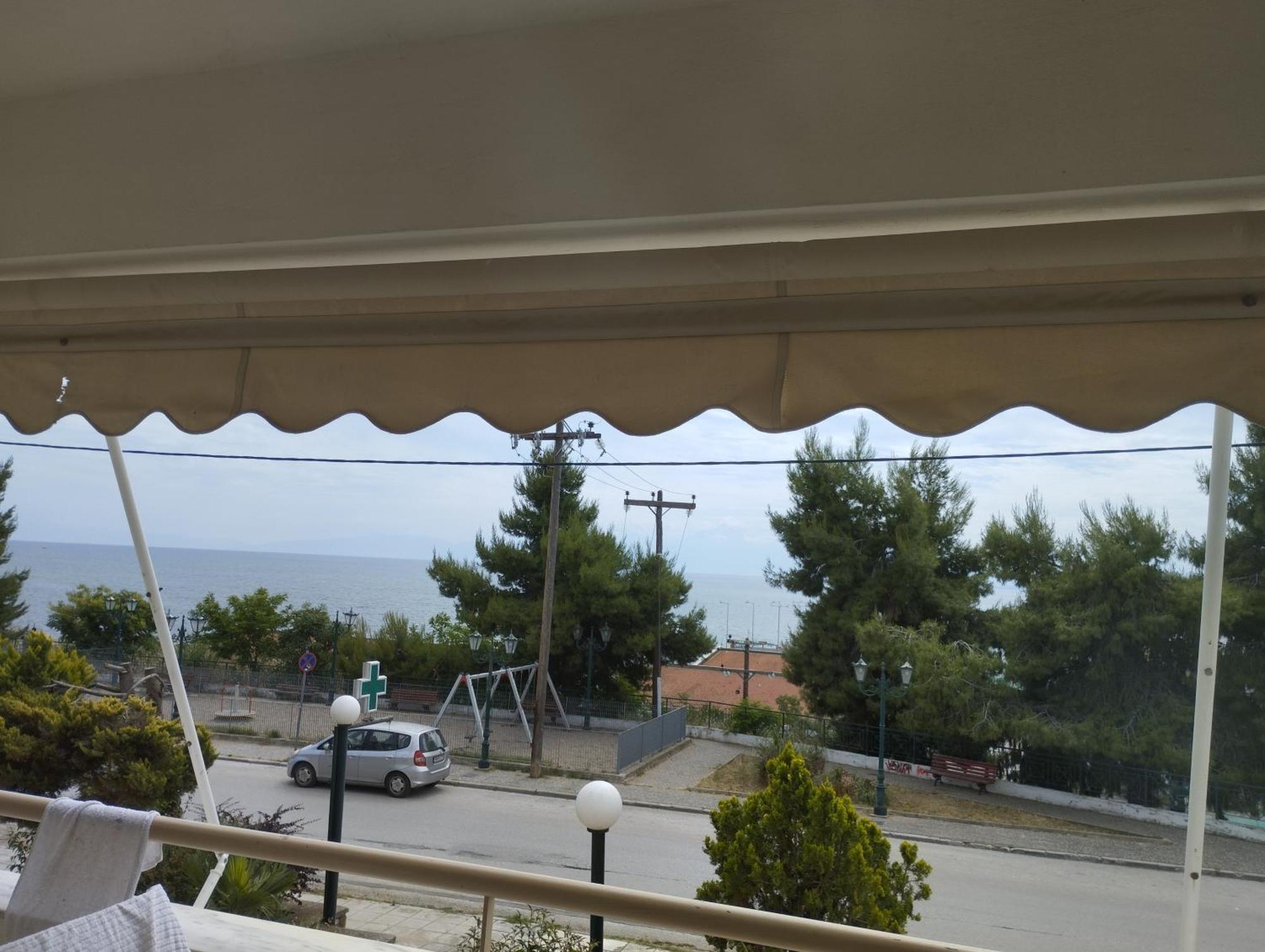 Seaview To Olympus, Sunny, Cosy Apartment Неа-Міханіона Екстер'єр фото